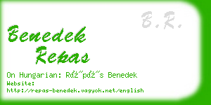 benedek repas business card